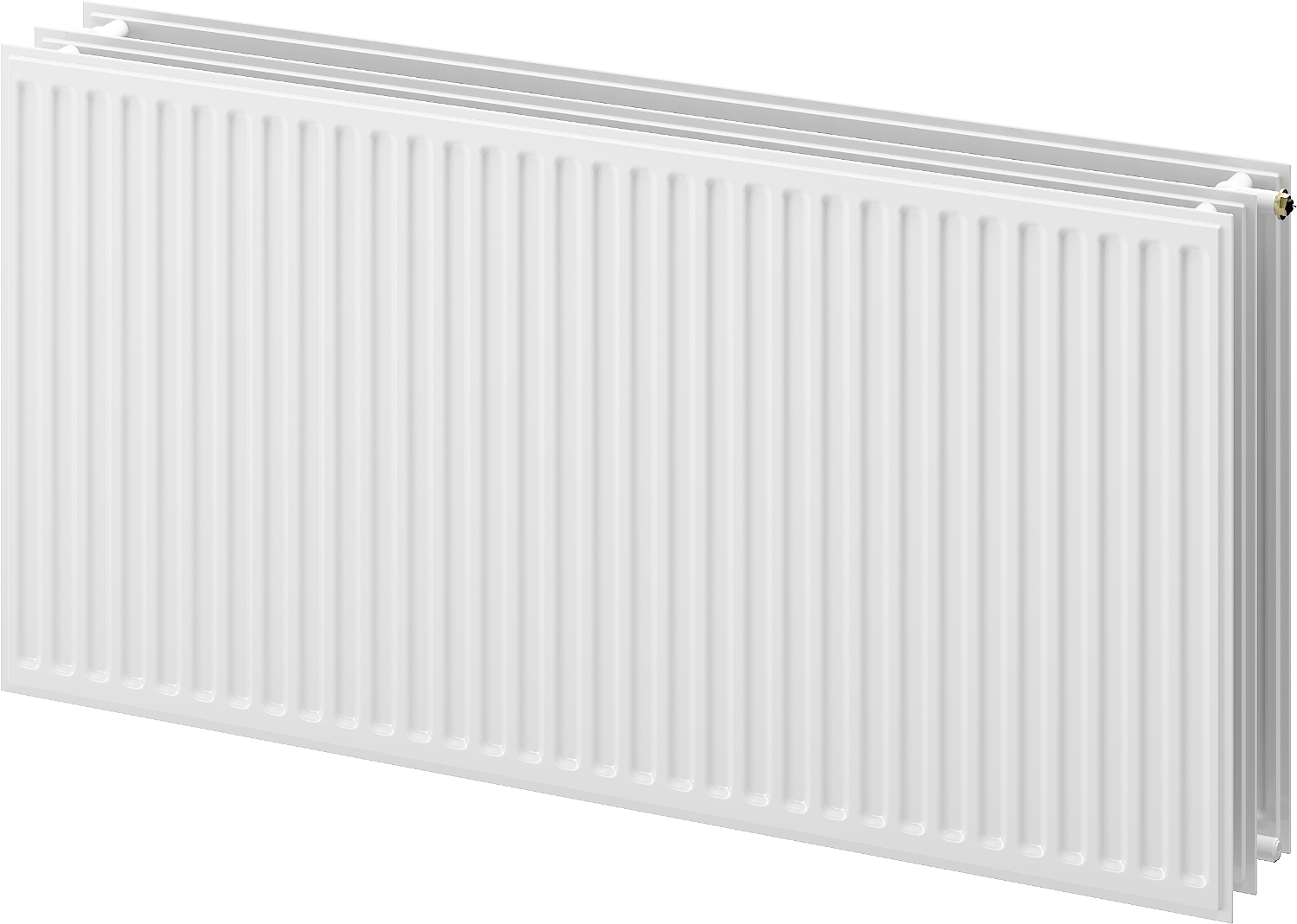 Mexen CVH30 Hygiene grzejnik płytowy 900 x 1400 mm, podłączenie dolne, 2890 W, biały - W630H-090-140-00